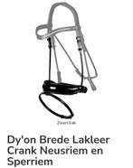 GEZOCHT: Dy'on lak neusriem rondgenaaid!, Dieren en Toebehoren, Paarden en Pony's | Hoofdstellen en Tuigage, Ophalen of Verzenden