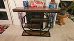 Industriele Sidetable. Metaal/Hout! 140 CM! NIEUW!, Huis en Inrichting, Tafels | Sidetables, Ophalen, 100 tot 150 cm, Nieuw, Metaal