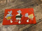 Vintage, retro uniek handgemaakte kinderkapstok muizen, Gebruikt, Ophalen of Verzenden, Minder dan 100 cm, Kinderkapstok