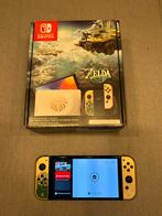Nintendo Switch Oled - The Legend of Zelda Tears of Kingdom, Ophalen of Verzenden, Zo goed als nieuw, Met 2 controllers, Switch OLED