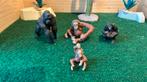 Schleich apen, Verzamelen, Dierenverzamelingen, Verzenden, Zo goed als nieuw