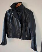 ​H&M Bikerjack Zwart Imitatieleer – Maat 36 (S) bikerjasje, H&M, Zwart, Ophalen of Verzenden, Zo goed als nieuw