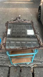 Exclusieve Rococo Bruid spiegel - Frans kuif vintage stoel, Ophalen, Vierkant