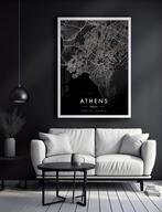 XXL Glasschilderij | Luxury City Maps - 6 sizes, Antiek en Kunst, Kunst | Schilderijen | Modern, Verzenden