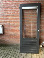 Buitendeur met ventilatierooster, Doe-het-zelf en Verbouw, Deuren en Horren, 80 tot 100 cm, Gebruikt, Hout, Buitendeur