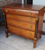 Fraaie eiken empire commode kabinet chiffoniere, Ophalen