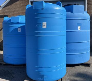 Kunststof watertanks, horizontale en verticale 300/13000 ltr beschikbaar voor biedingen