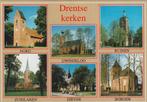 DRENTHE Kerken Zuidlaren Norg Diever Ruinen Borger, Verzenden, 1980 tot heden, Ongelopen, Drenthe