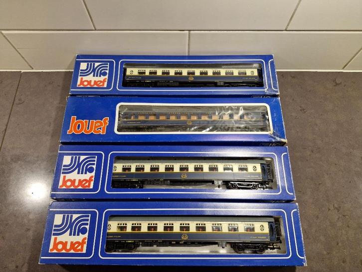 Jouef Wagon Lits rijtuigen set, Hobby en Vrije tijd, Modeltreinen | H0, Zo goed als nieuw, Wagon, Gelijkstroom, Jouef, Analoog