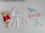 Mini Barbie popje + kleding, Ophalen of Verzenden, Gebruikt, Pop