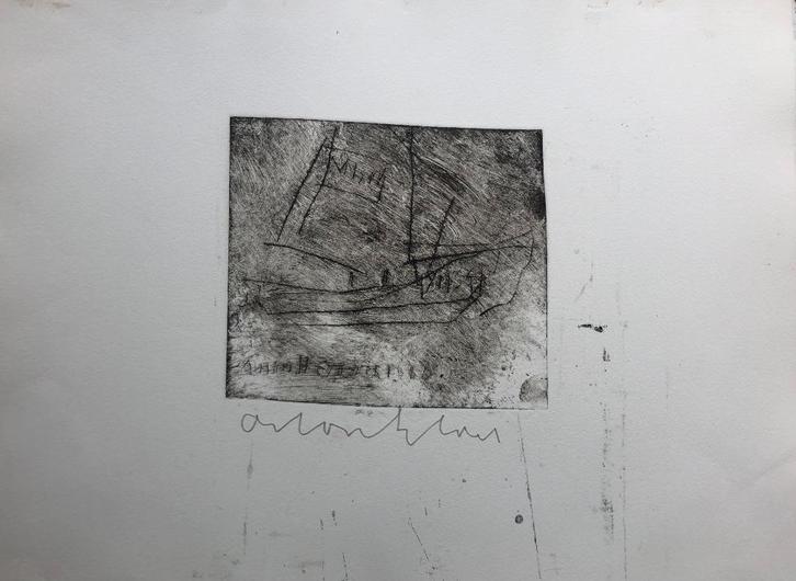 Anton Heyboer, Antiek en Kunst, Kunst | Etsen en Gravures, Ophalen