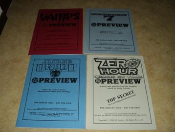 4 DC preview proof  exemplaren1994 oa Judge Dread beschikbaar voor biedingen