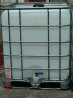 WATERTANK 1000 LITER IBC kraantje beneden en boveninlaat, Tuin en Terras, Regentonnen, Ophalen, Zo goed als nieuw, Kunststof, Met kraantje