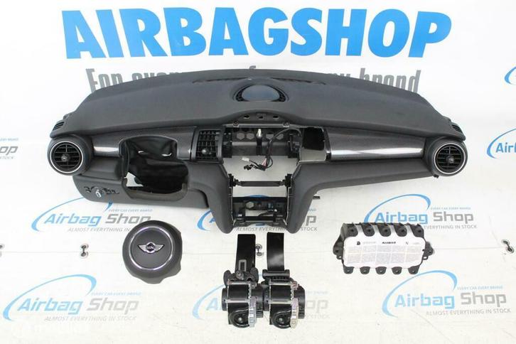Airbag set - Dashboard zwart met carbon Mini Cooper F55 F56, Auto-onderdelen, Dashboard en Schakelaars, Gebruikt, Ophalen of Verzenden