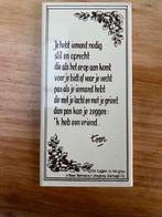 Toon hermans tegel ik heb ern vriend, Ophalen of Verzenden