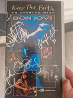 Bon Jovi VHS - Keep the Faith - Gesigneerd!, Cd's en Dvd's, Alle leeftijden, Ophalen of Verzenden, Gebruikt, Overige genres