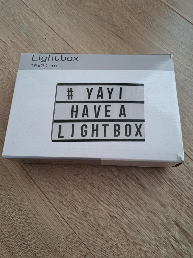 Lightbox - 1x gebruikt, Ophalen, Gebruikt