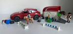 Playmobil Porsche macan met paardentrailer, Ophalen of Verzenden, Zo goed als nieuw