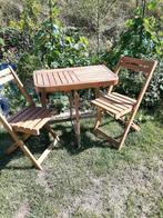 bistro-set 2 stoelen en 1 tafel, Ophalen, Zo goed als nieuw