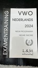 Examentraining Vwo Nederlands 2024, VWO, Gert P. Broekema, Ophalen of Verzenden, Zo goed als nieuw