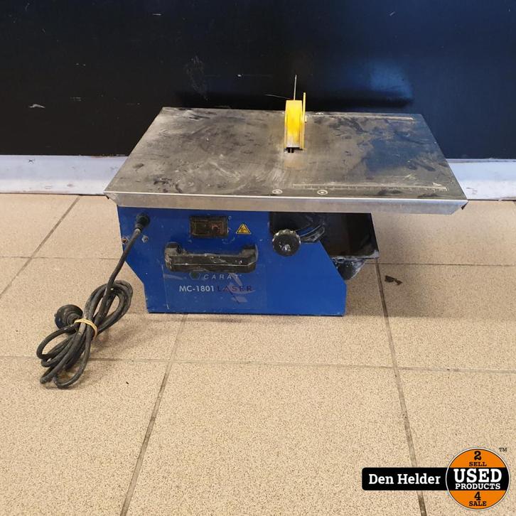 Carat MC1801 Tegelzaagmachine - In Goede Staat, Doe-het-zelf en Verbouw, Gereedschap | Zaagmachines, Zo goed als nieuw