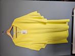 Gele zomerjurk met trompetmouw, Fame, Geel, Maat 46/48 (XL) of groter, Nieuw