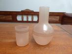 Opaline karaf met bijbehorend glas, Antiek en Kunst, Ophalen of Verzenden