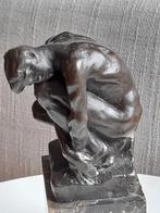 Brons beeld " Denker " van A. Rodin, Antiek en Kunst, Kunst | Beelden en Houtsnijwerken, Ophalen of Verzenden