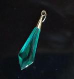 Prachtiche antieke Art deco hanger 14 K met groen kristal, Sieraden, Tassen en Uiterlijk, Antieke sieraden, Verzenden, Goud, Hanger