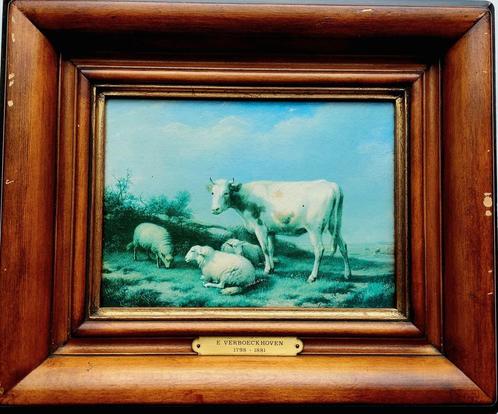 Schilderijtje ... Eugène Joseph Verboeckhoven ..., Antiek en Kunst, Kunst | Schilderijen | Klassiek, Ophalen of Verzenden