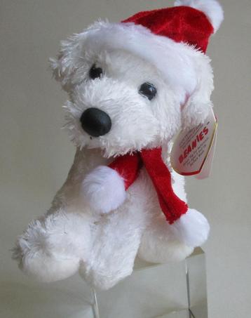 BEANIE BABIE’S: 1-2007- PUPPY CLAUS-KERST -DECEMBER UITGAVE beschikbaar voor biedingen