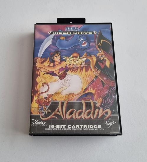 Aladdin Sega Mega Drive Game Compleet, Spelcomputers en Games, Games | Sega, Gebruikt, Mega Drive, Ophalen of Verzenden