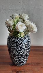 Vaas. Handgemaakt. Decoupage, Huis en Inrichting, Ophalen of Verzenden, Nieuw, Minder dan 50 cm