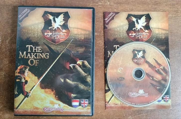 Joris en de Draak - The Making Of DVD Efteling, Cd's en Dvd's, Dvd's | Documentaire en Educatief, Zo goed als nieuw, Alle leeftijden
