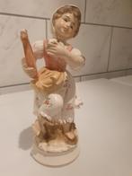 Vintage porseleinen beeld, Ophalen of Verzenden, Zo goed als nieuw, Mens