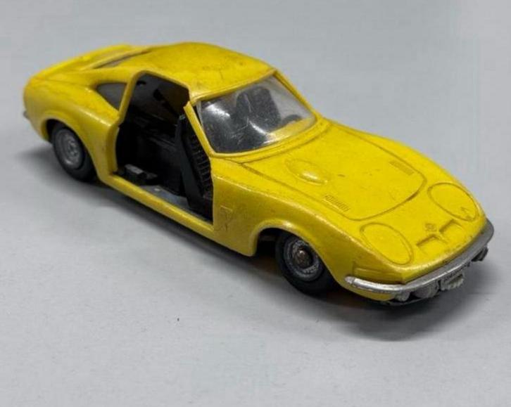 Schuco 1048 Micro Racer Opel GT Yellow Automatic Racer 60s, Hobby en Vrije tijd, Modelauto's | 1:43, Ophalen of Verzenden