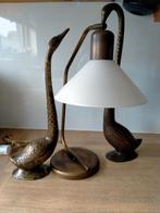 Vintage lamp met met prachtige beelden, Ophalen of Verzenden, Zo goed als nieuw
