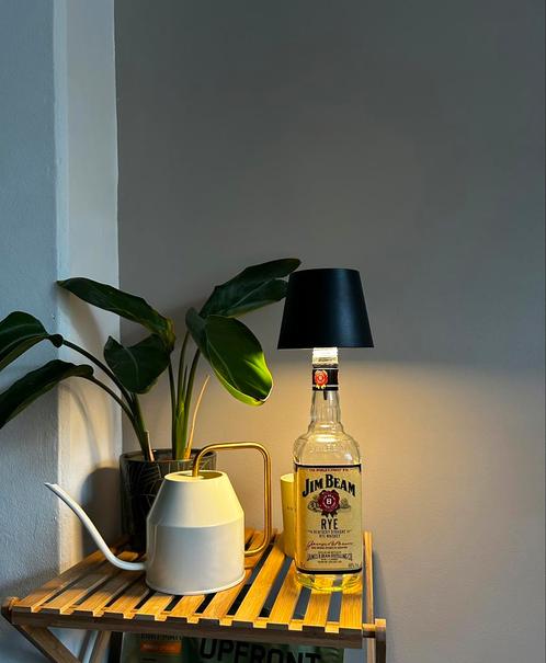 Vintage Handgemaakte Lamp Eyecatcher, Huis en Inrichting, Lampen | Tafellampen, Nieuw, Minder dan 50 cm, Verzenden