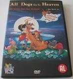Dvd *** ALL DOGS GO TO HEAVEN *** Honden gaan naar de Hemel, Alle leeftijden, Ophalen of Verzenden, Zo goed als nieuw, Tekenfilm