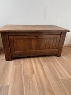 Zware houten dekenkist, Ophalen, Gebruikt, Eikenhout, Minder dan 100 cm