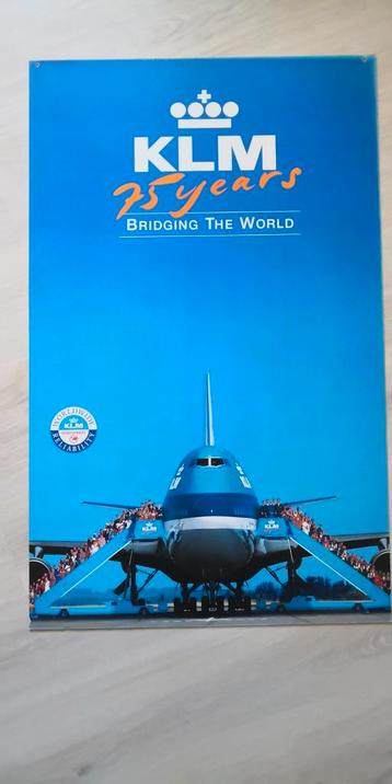 KLM jubileum 75 reclame borden