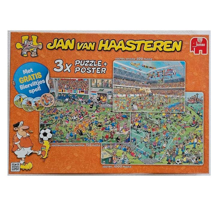 Jan van Haasteren - Voetbalpuzzels- ( 500- 750-1000 stuks), Hobby en Vrije tijd, Denksport en Puzzels, Zo goed als nieuw, Legpuzzel