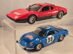 Renault Alpine A110'69 Bburago/Ferrari 512 BB'76 Eidai 1:24, Ophalen of Verzenden, Zo goed als nieuw, Auto, Bburago