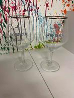 Averbode bierglazen set van 2 glazen, Ophalen of Verzenden, Nieuw, Glas of Glazen, Overige merken