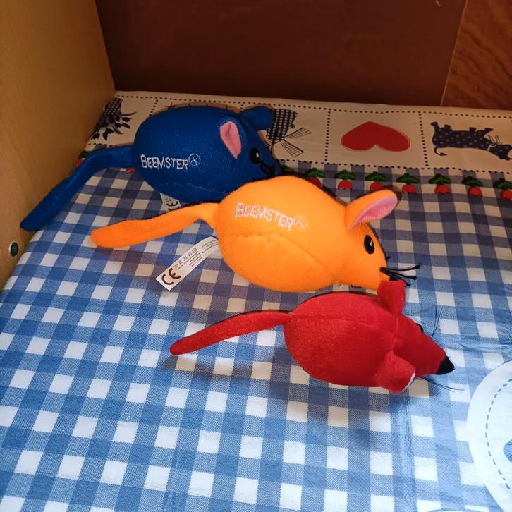 3 Beemster kaas muizen muis knuffel, Kinderen en Baby's, Speelgoed | Knuffels en Pluche, Nieuw, Ophalen of Verzenden