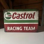 Castrol racing team metalen bord - 30x20 cm, Reclamebord, Xx, Xx, Nieuw
