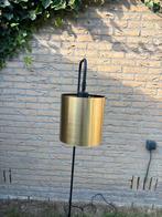 Gouden Qazqa Stalamp, Huis en Inrichting, Lampen | Vloerlampen, Ophalen, Gebruikt, Metaal, 100 tot 150 cm