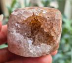Roze chalcedoon met kwarts, Ophalen of Verzenden, Mineraal