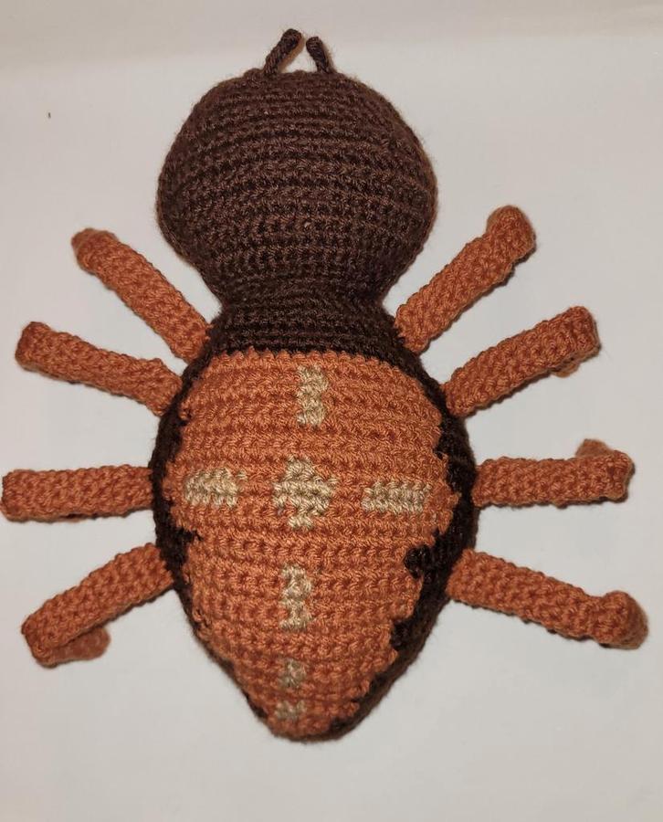 Gehaakte Kruisspin Knuffel, spin knuffel, Kinderen en Baby's, Speelgoed | Knuffels en Pluche, Nieuw, Overige typen, Ophalen of Verzenden