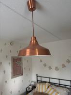 Koperkleurige hanglamp, Huis en Inrichting, Lampen | Hanglampen, Ophalen of Verzenden, Gebruikt, Metaal, Minder dan 50 cm